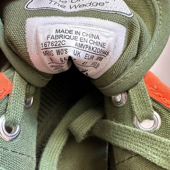 Converse Jack Purcell Low 'twisted Summer Street Sage Sneakers Green  M/8 W/9.5 - Picture 10 of 11